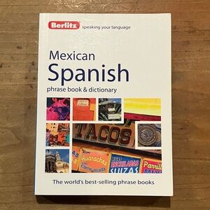 Mexican Spanish Phrase Book & dictionary - softcover